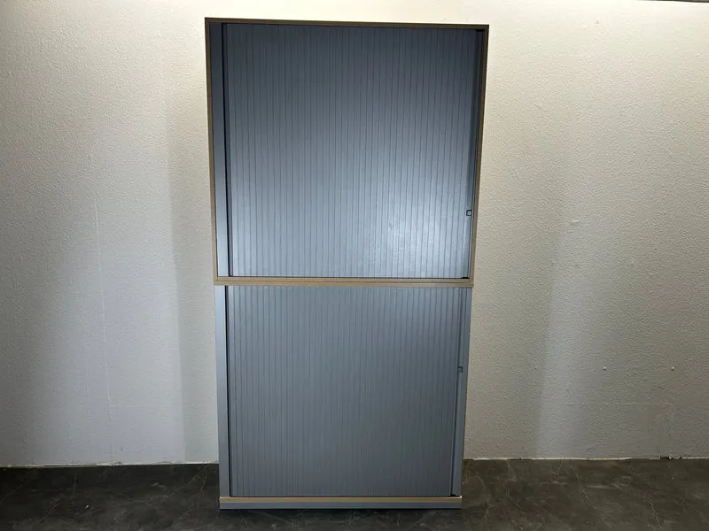 Steelcase Sideboard Ahorn/Silber Aufsatzschränke 4/5/6OH