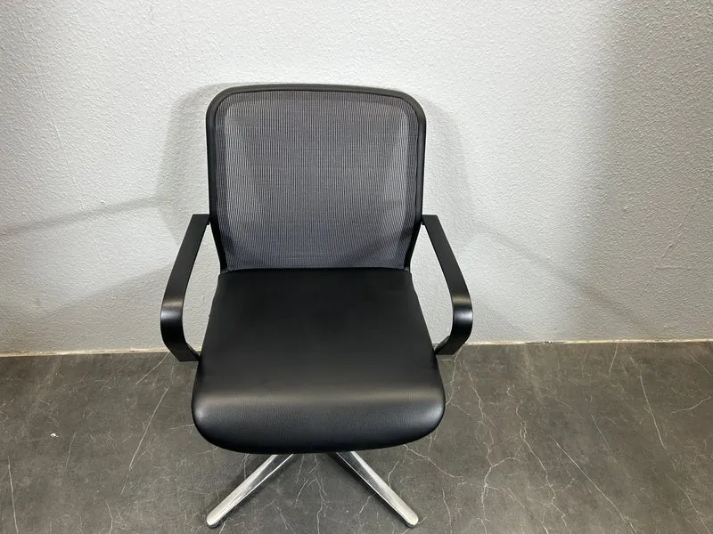 Bene Filo Drehstuhl Leder Schwarz