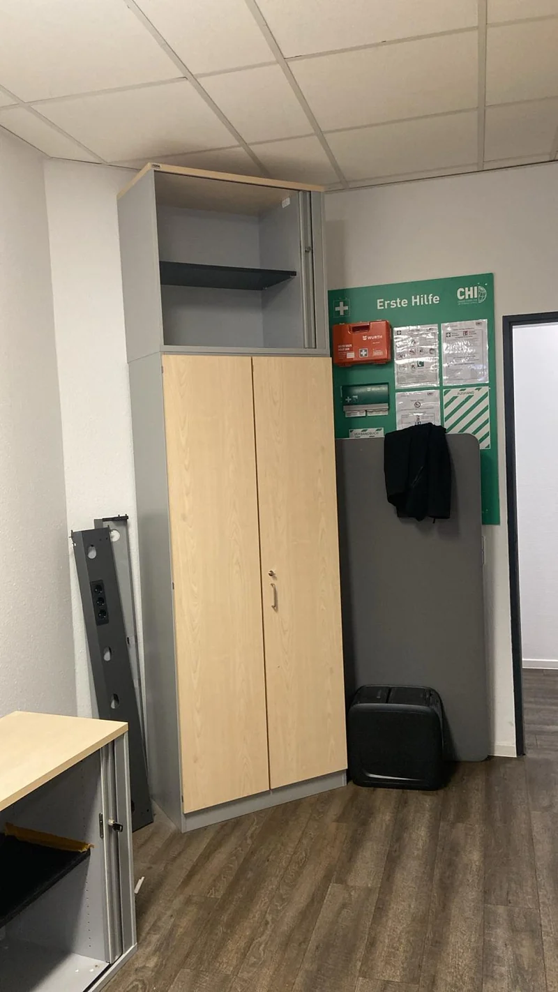 Ahorn Silber Wandschrank 6OH