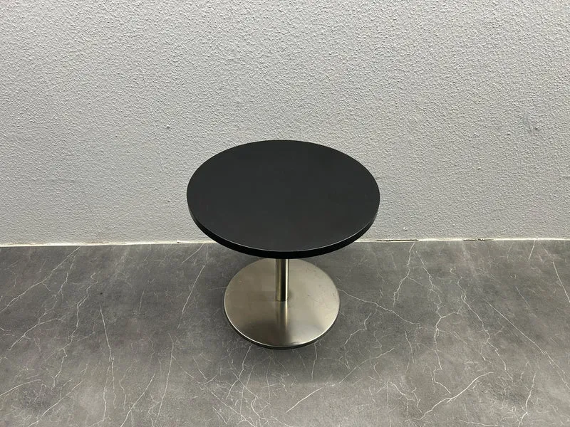Runder Tisch Schwarz / Silber