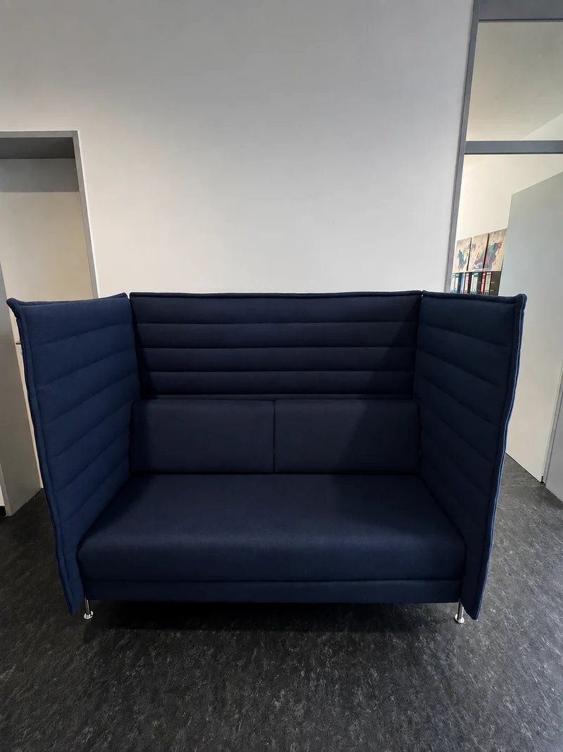 Vitra Alcove Highback Sofa Seat Blau