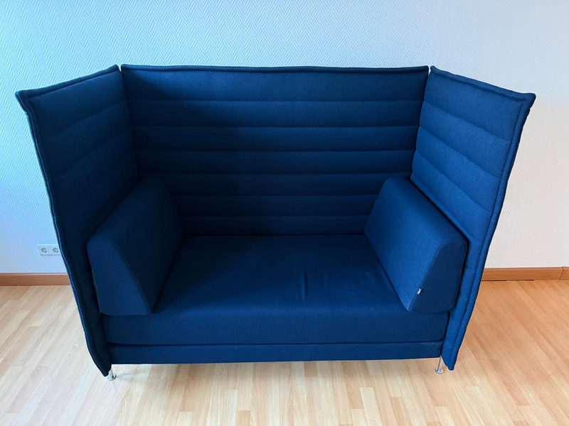 Vitra Alcove Highback Sofa Seat Blau