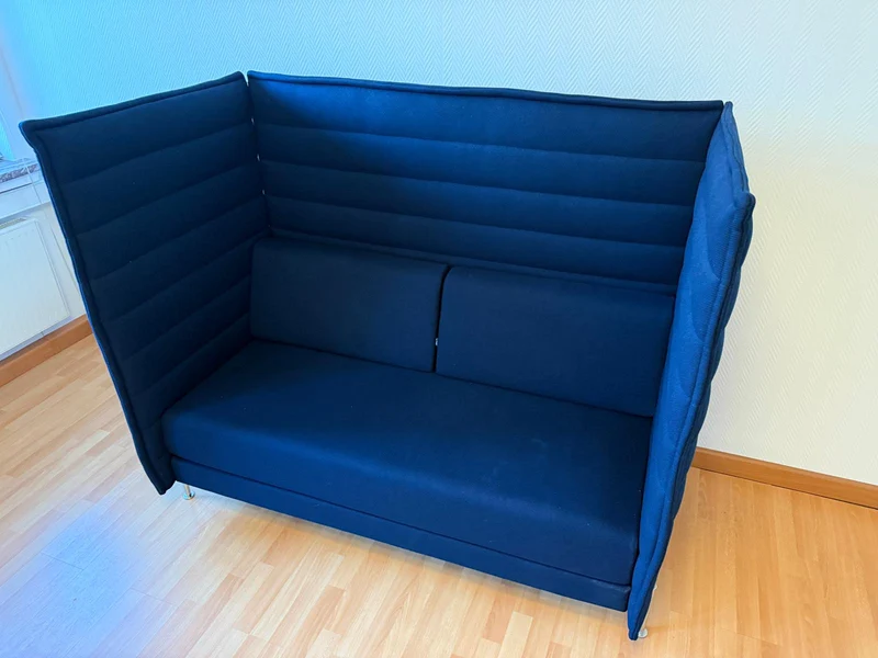 Vitra Alcove Highback Sofa Seat Blau