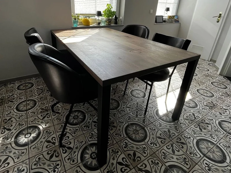 Esstisch Eiche Metallbeine Livo