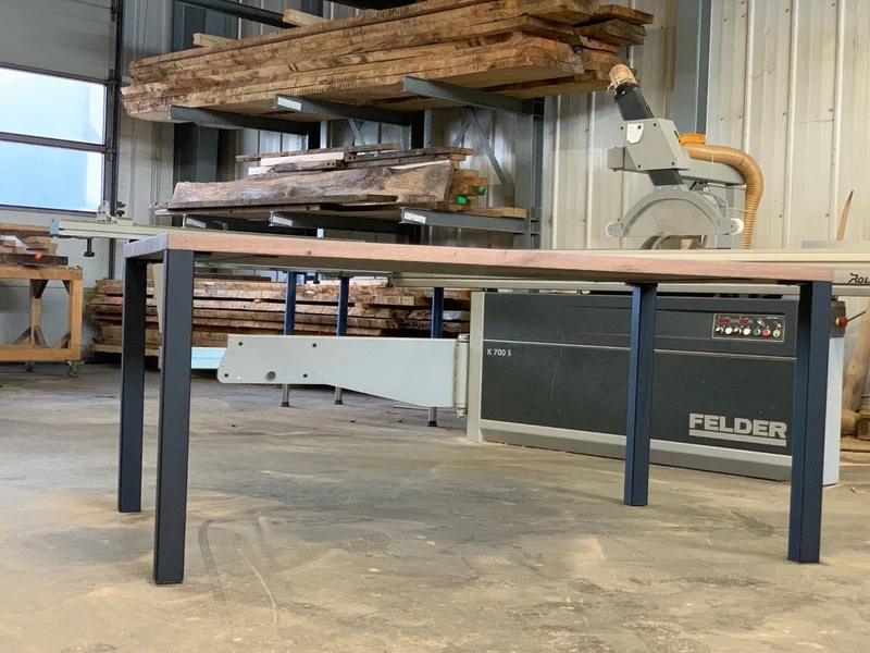 Esstisch Eiche Metallbeine Livo