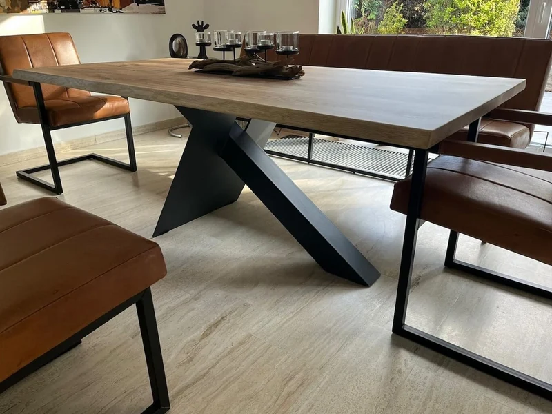 Eiche massiv Esstisch Stella