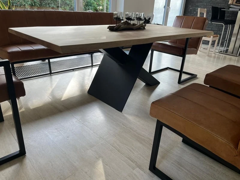 Eiche massiv Esstisch Stella