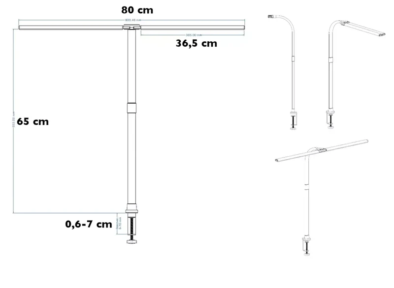 DUO LED Tischleuchte