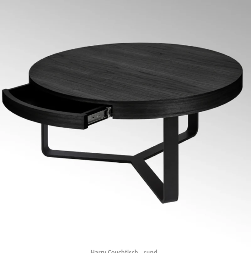Lambert Couchtisch Harry mit Schublade schwarz