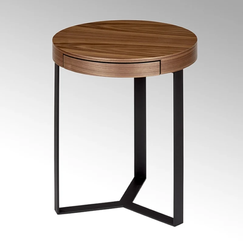 Lambert Beistelltisch Harry mit Schublade Wallnuss