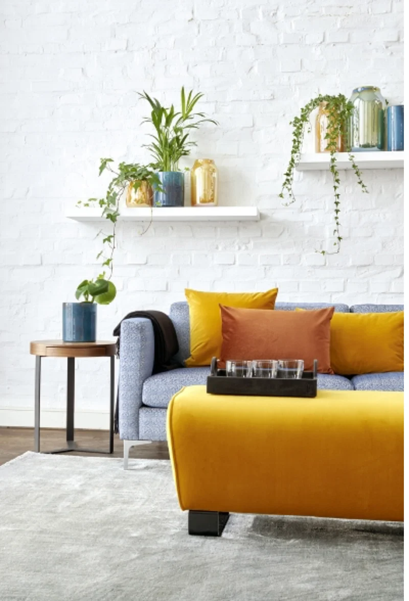 Lambert Beistelltisch Harry mit Schublade Wallnuss