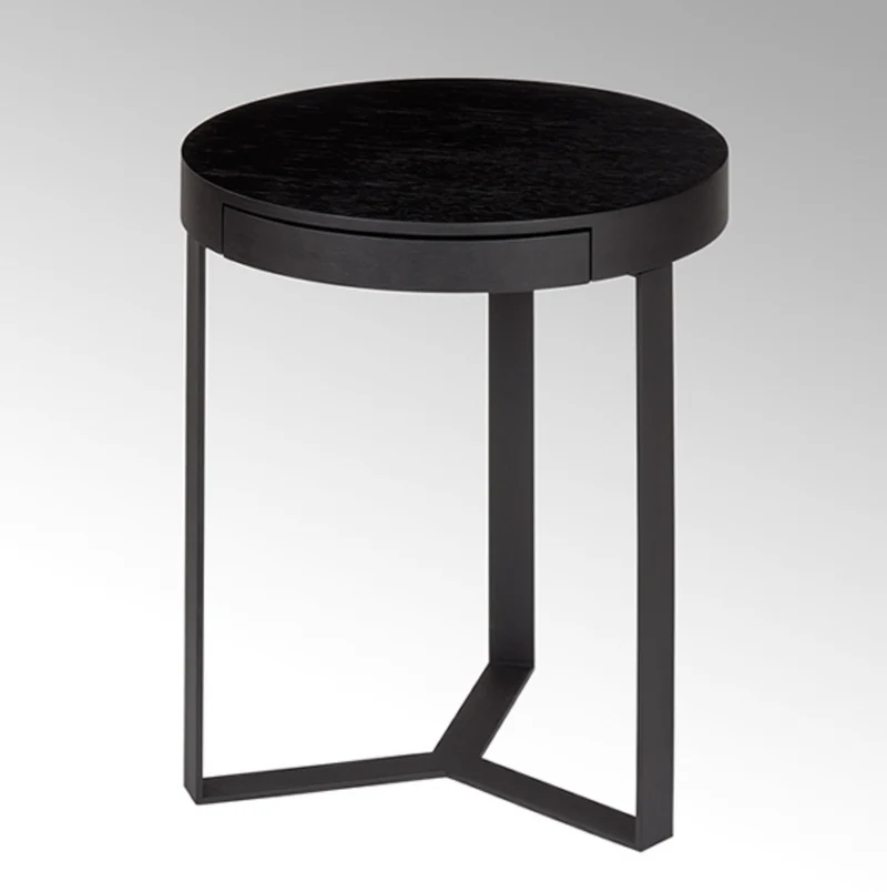 Lambert Beistelltisch Harry mit Schublade schwarz