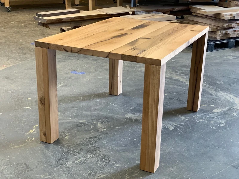 Massiver Holztisch Eiche Altholz Luna
