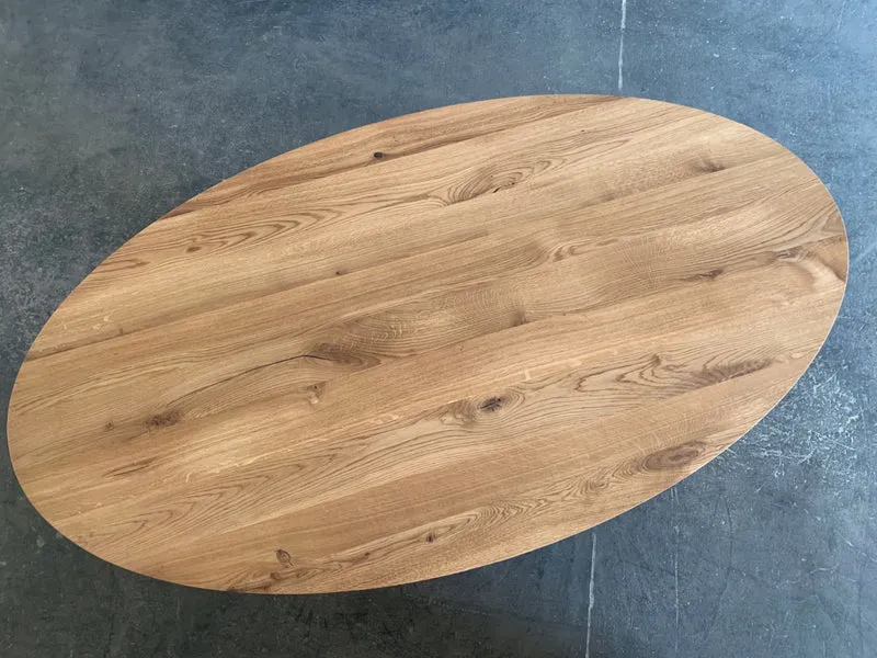 Tischplatte Oval Eiche