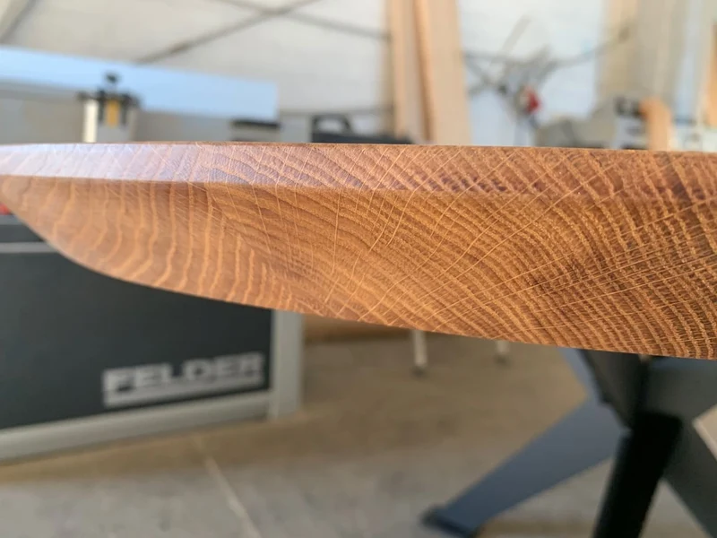 Tischplatte Oval Eiche