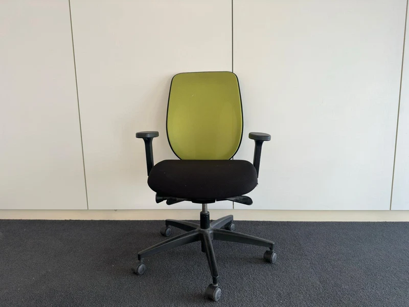Girsberger Giroflex 353 Bürodrehstuhl Schwarz / Grün