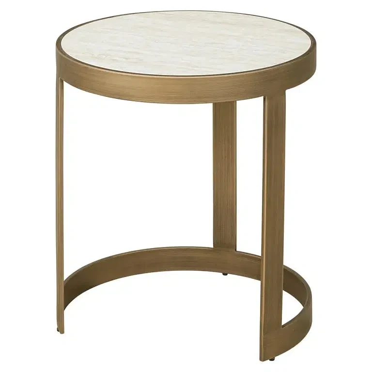Richmond Interiors Beistelltisch Tivoli Set von 2 (White)
