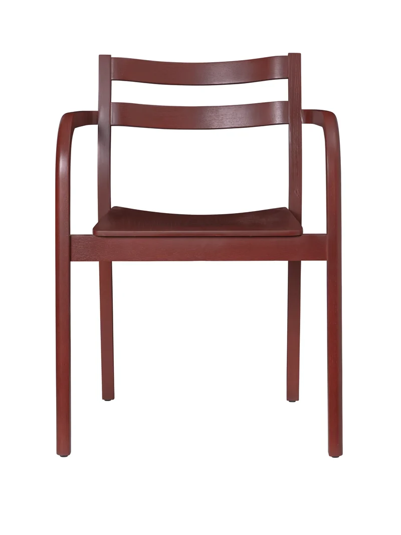 Boda Esszimmerstuhl mit Armlehne Holz stapelbar - ferm LIVING