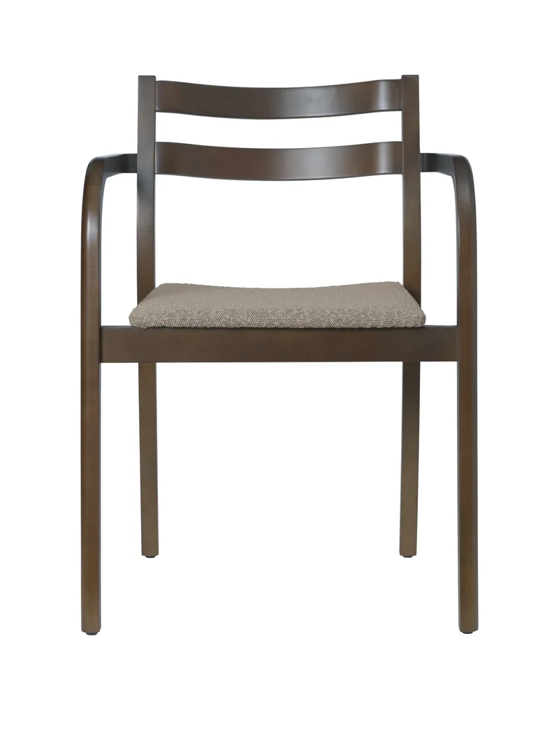 Boda Esszimmerstuhl mit Armlehne Holz stapelbar - ferm LIVING