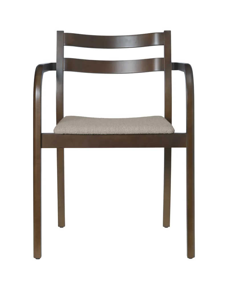 Boda Esszimmerstuhl mit Armlehne Holz stapelbar - ferm LIVING