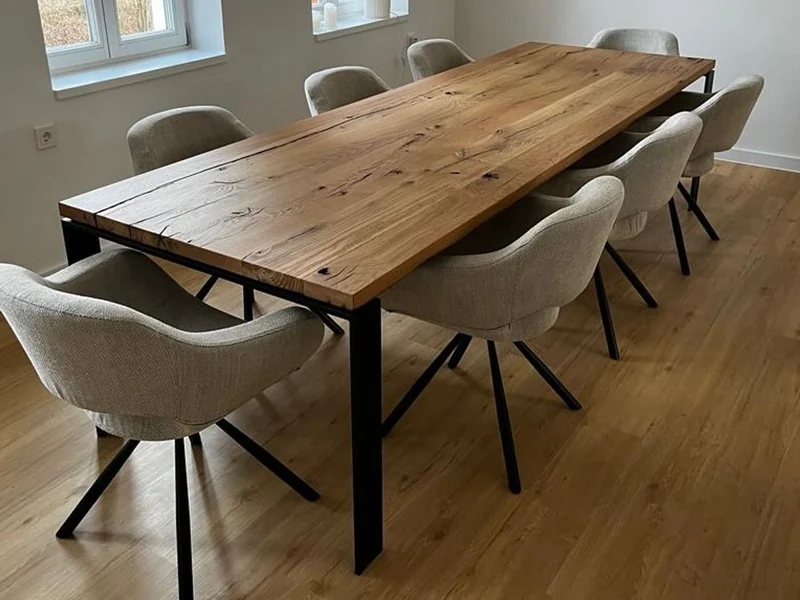 Esstisch Massivholz Eiche Altholz Reno