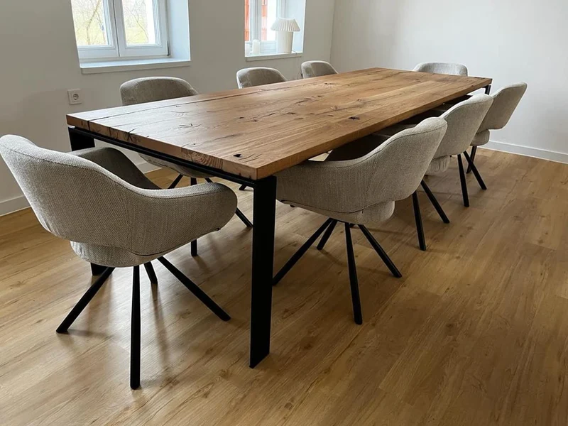 Esstisch Massivholz Eiche Altholz Reno