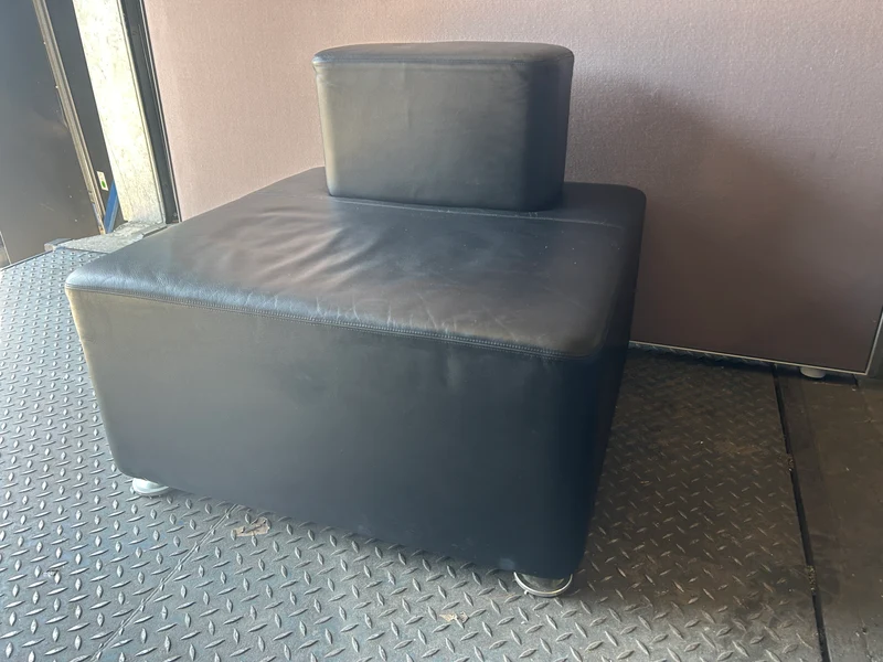 Steelcase Leder Sessel Schwarz