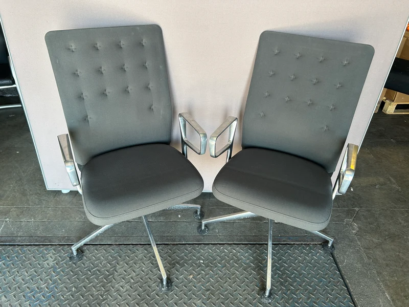 Vitra ID Trim Konferenzstuhl Grau