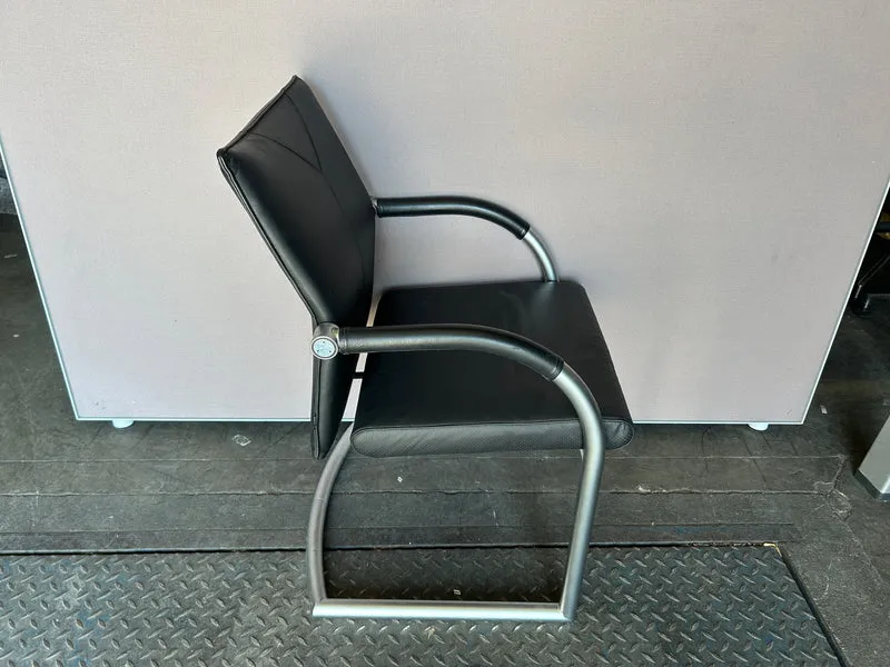Klöber Konferenzstuhl Leder Schwarz