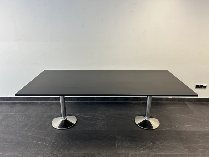 XXL Konferenztisch Schwarz