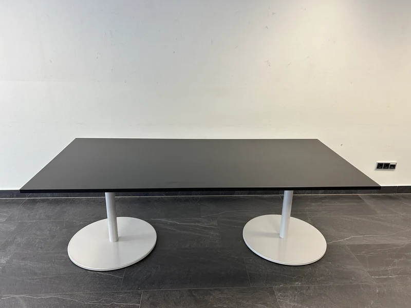 XXL Konferenztisch Schwarz