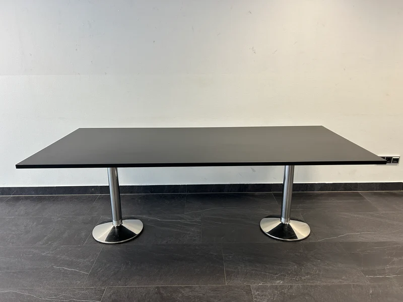 XXL Konferenztisch Schwarz