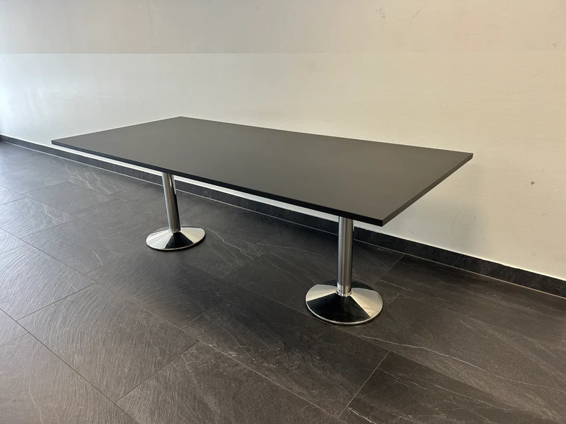 XXL Konferenztisch Schwarz