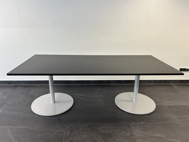 XXL Konferenztisch Schwarz