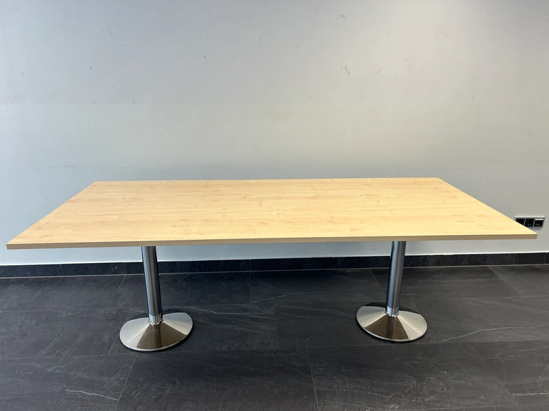 XXL Konferenztisch Ahorn
