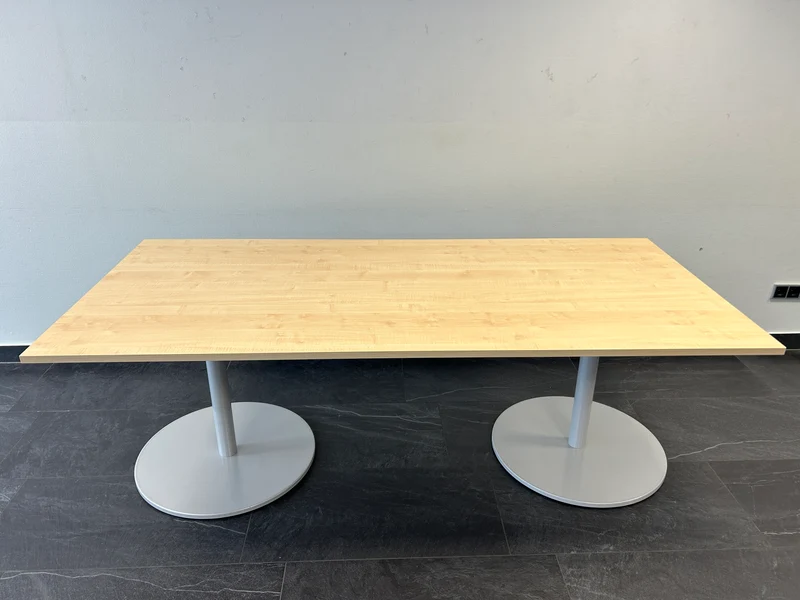 XXL Konferenztisch Ahorn