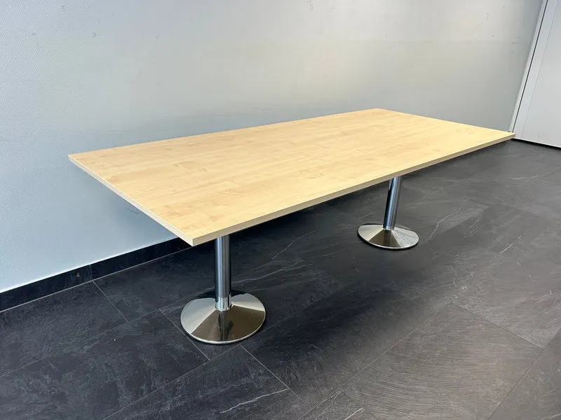 XXL Konferenztisch Ahorn