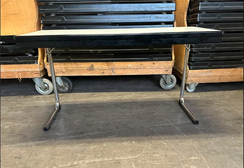 Klapptisch Weiß / Schwarz