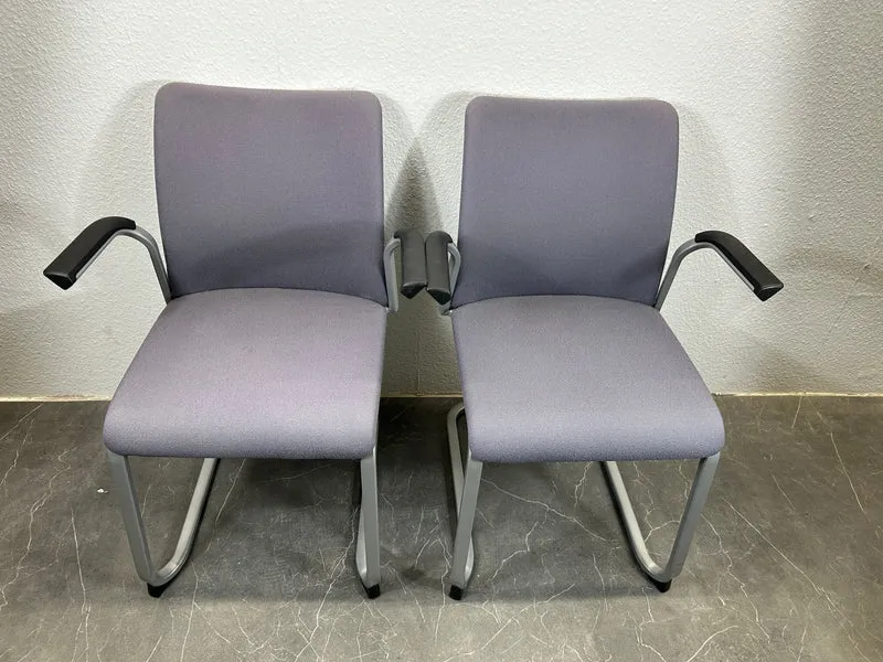 Steelcase Eastside Konferenzstuhl Freischwinger Grau