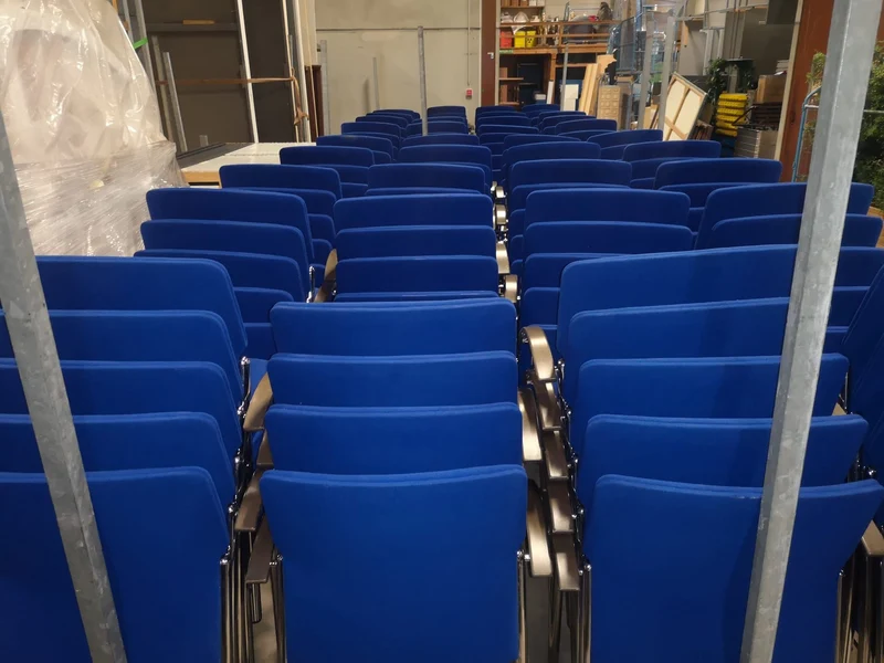 Mauser Konferenzstuhl Blau