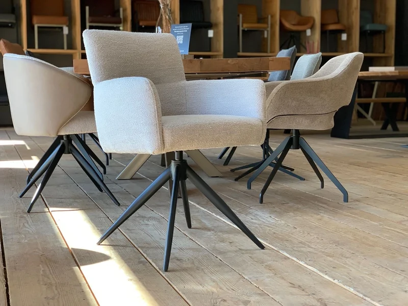 Stuhl aus Stoff zum drehen S159T