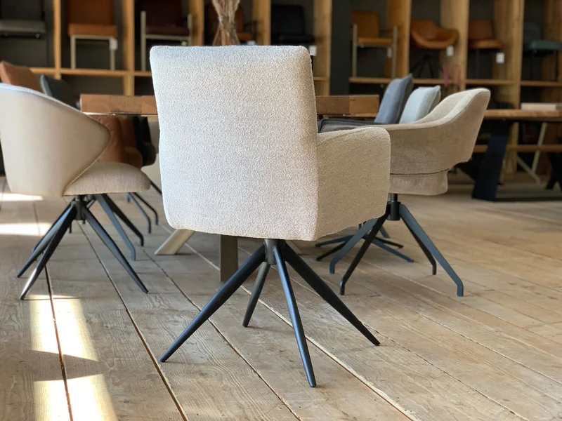 Stuhl aus Stoff zum drehen S159T