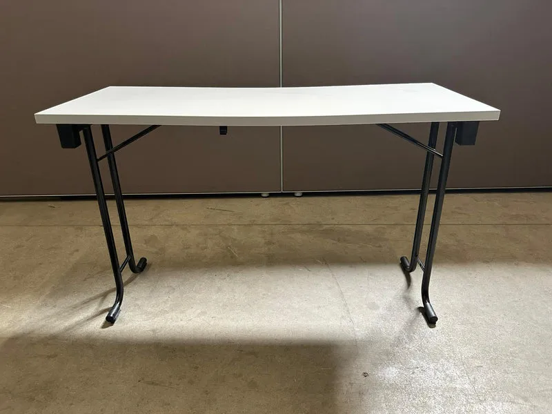 Klapptische Weiß / Schwarz
