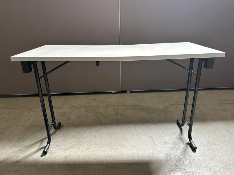Klapptische Weiß / Schwarz