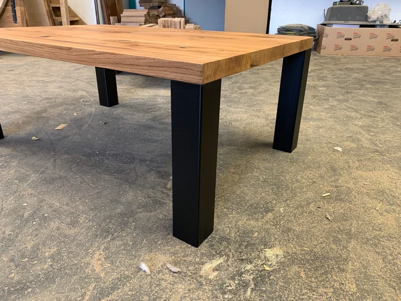 Massivholz Couchtisch Eiche Livo
