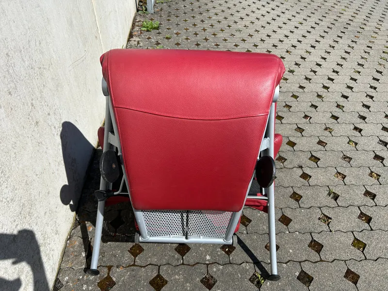 WK Wohnen Relaxsessel Solo 699 Leder Rot