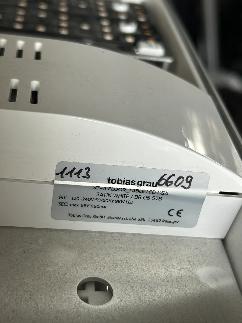 Tobias Grau XT-A Floor Table LED Stehleuchte Silber