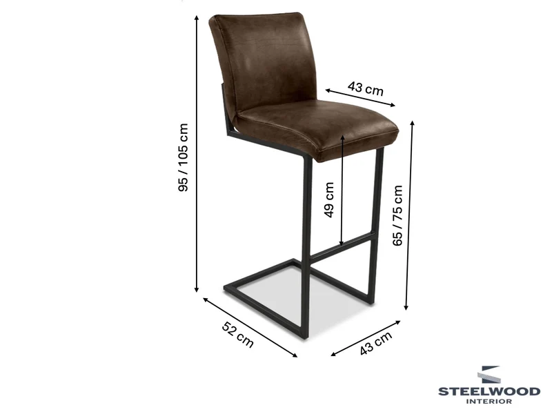 Leder Barhocker 115NA