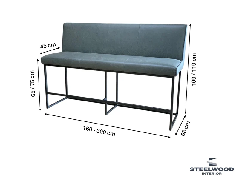 Hochbank Leder 114