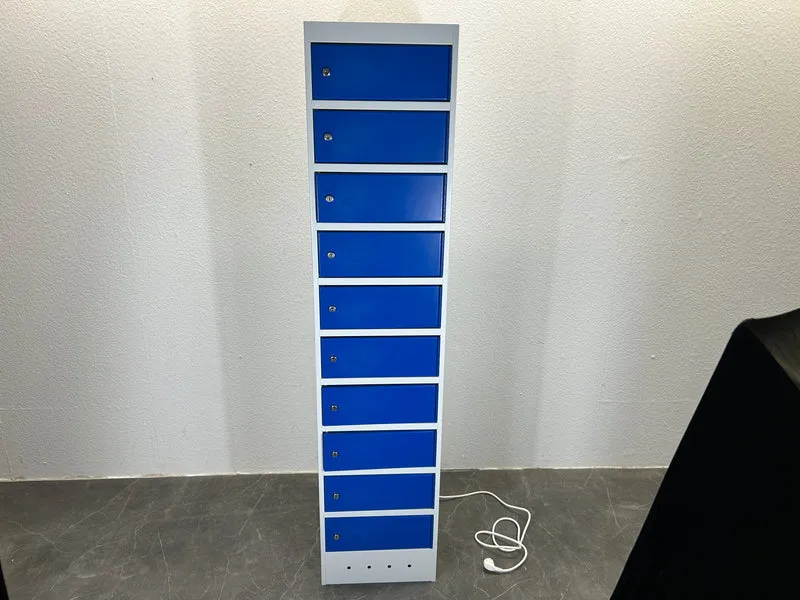 Wertfachschrank Blau / Grau